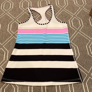 Lululemon seawheeze multicolor stripe crb sz 10